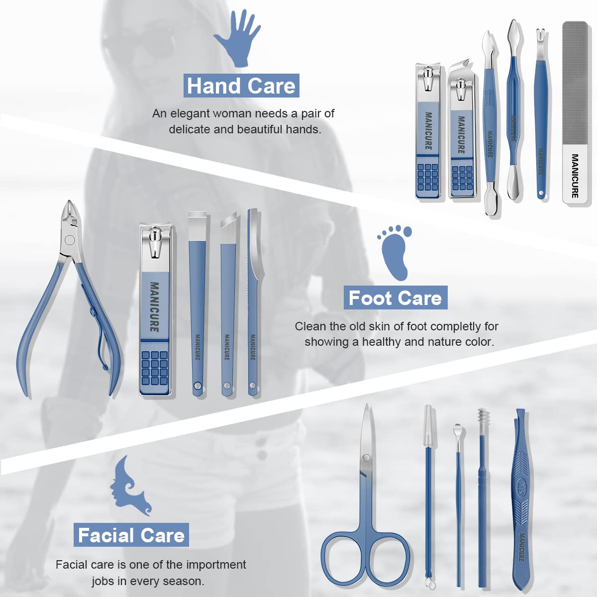 Leipple sharp stainless-steel nail clippers close-up showing durable cutting edge