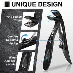 Leipple close-up of large podiatrist toenail clipper demonstrating sharp curved blade for cleaner cuts