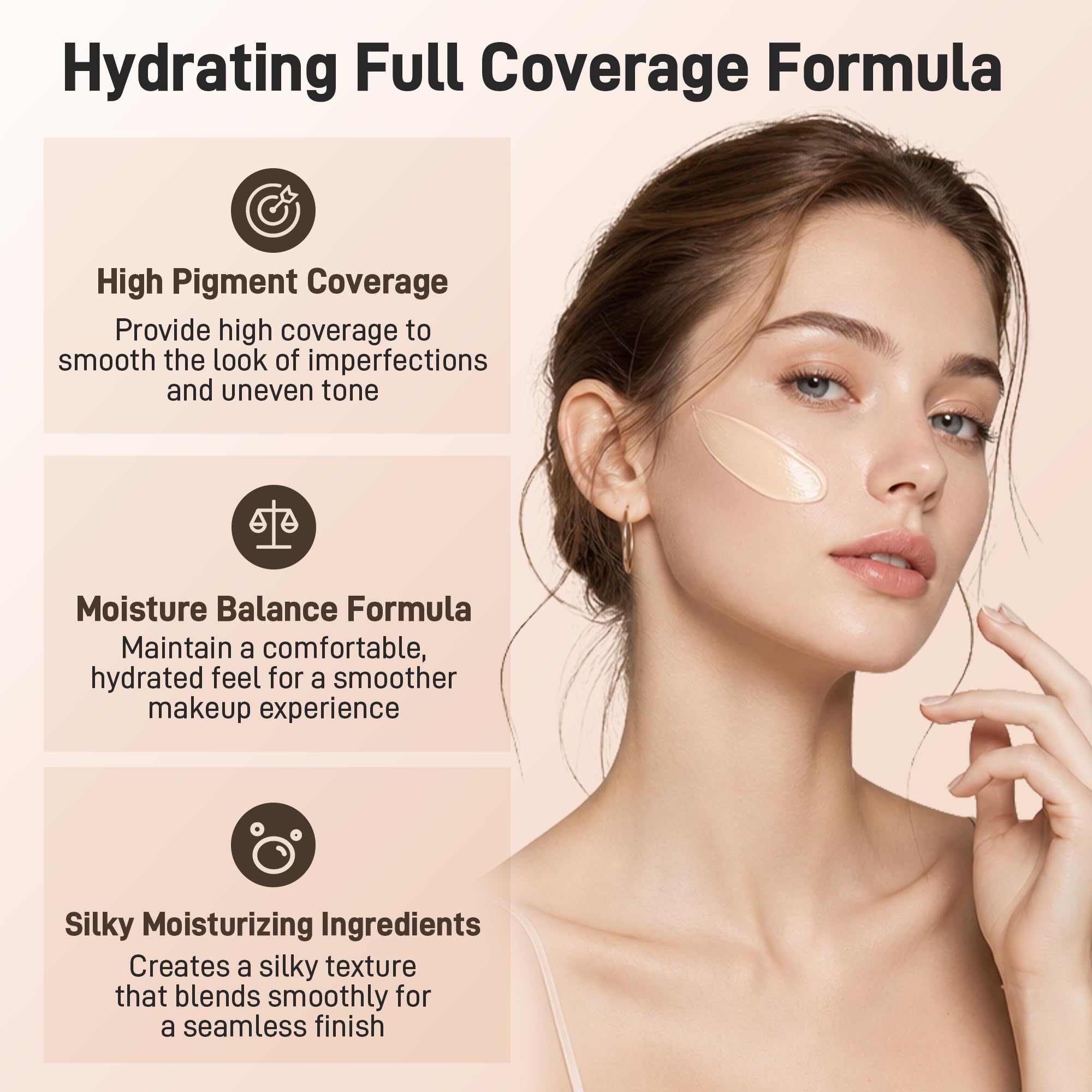 LELB before and after close-up demonstrating pore-blurring benefit