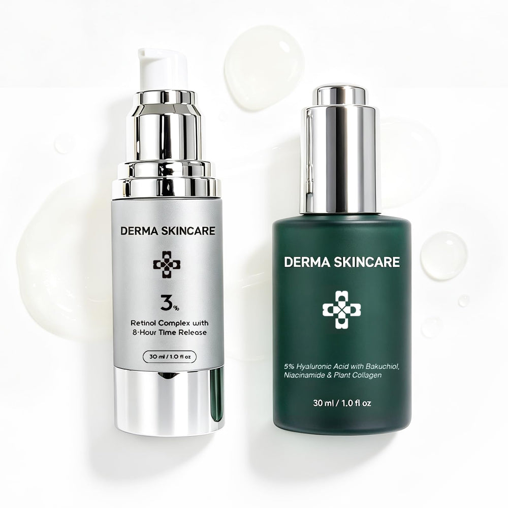 LELLURE bottle front packaging showing sleek label and two-piece set benefits