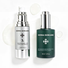 LELLURE bottle front packaging showing sleek label and two-piece set benefits