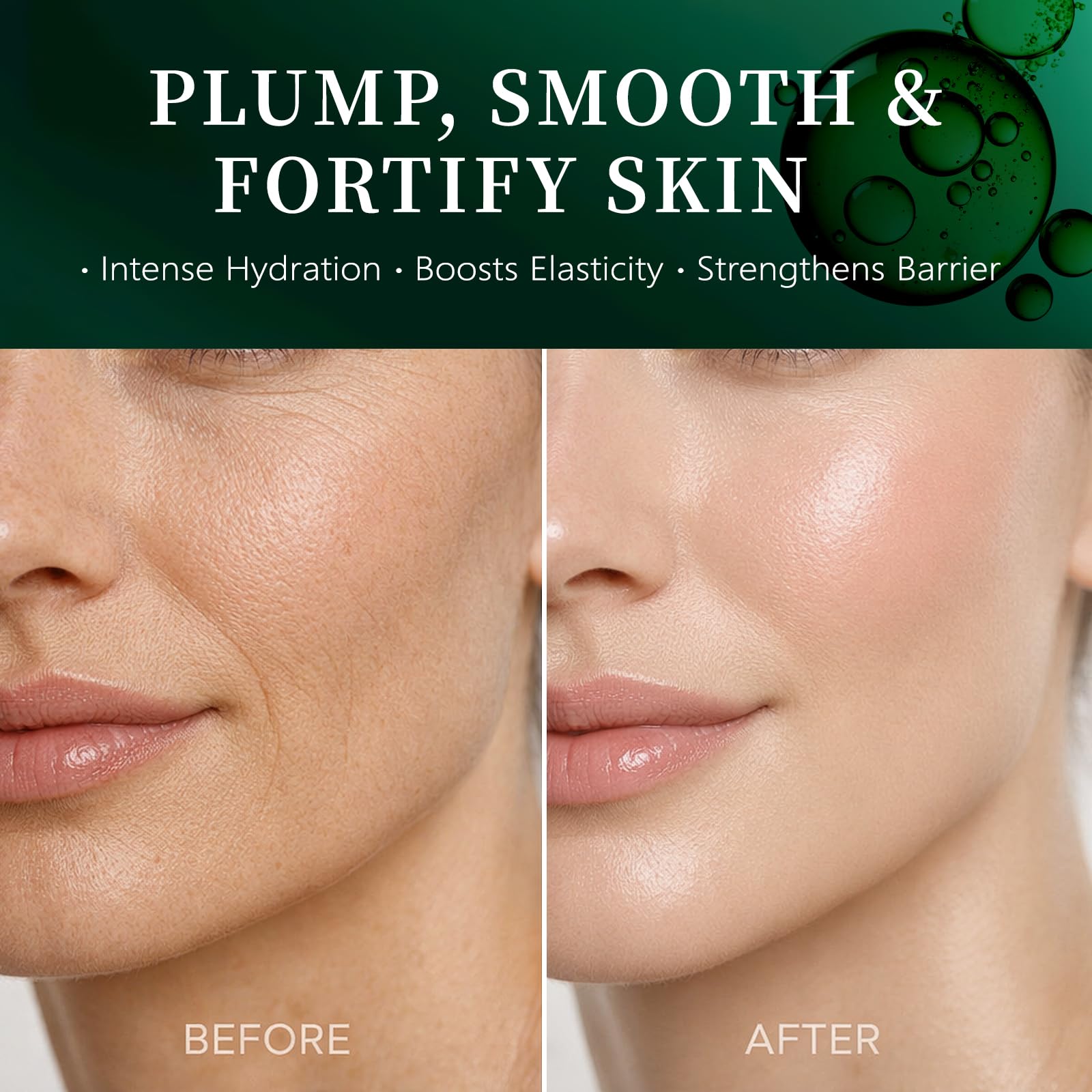 LELLURE serum on bathroom counter as part of nightly skincare routine