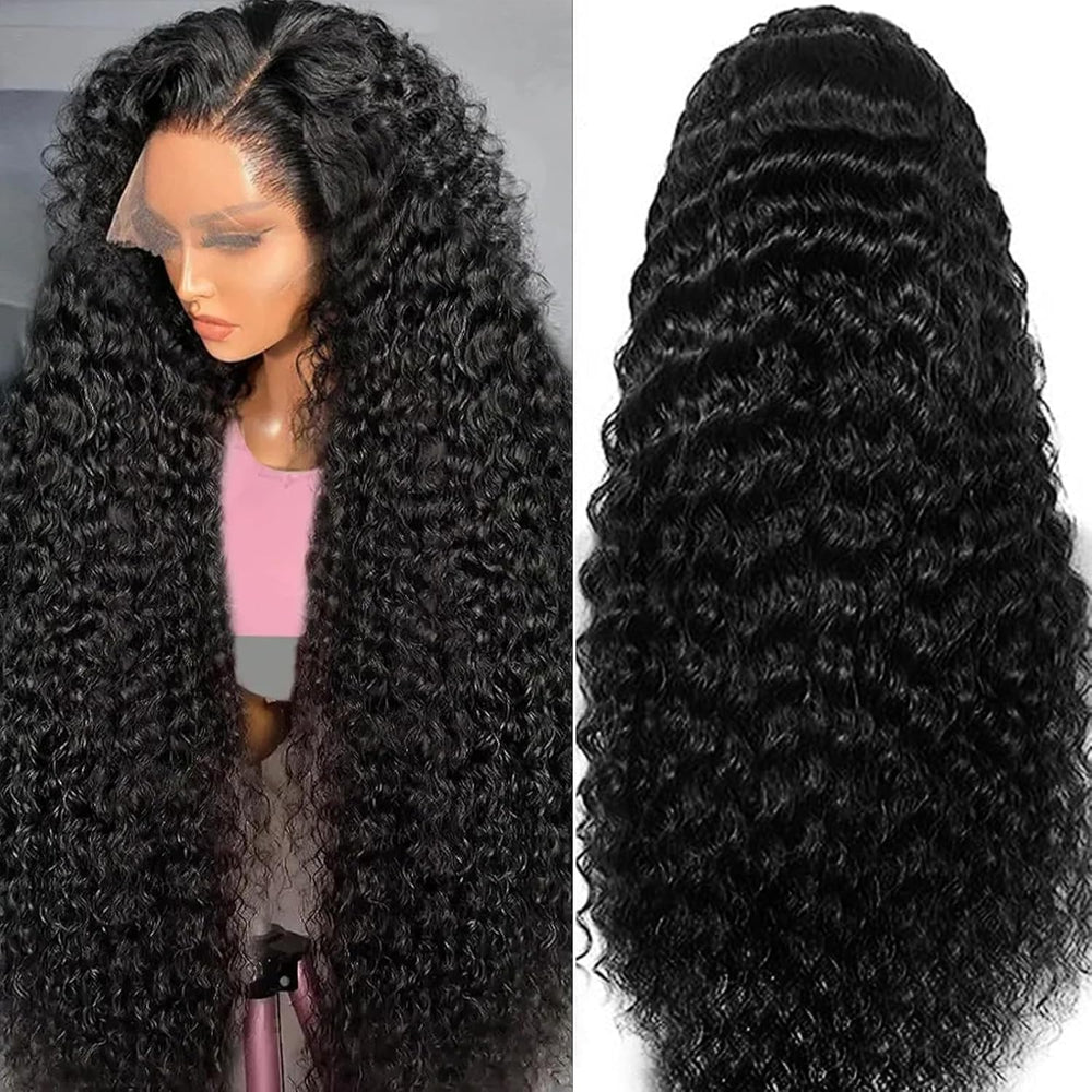 Lemeiily deep wave hair texture close-up showing soft shiny strands
