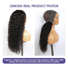 Lemoda close-up HD lace hairline highlighting seamless blend benefit