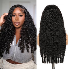 Lemoda front packaging showing full lace frontal and product length benefit