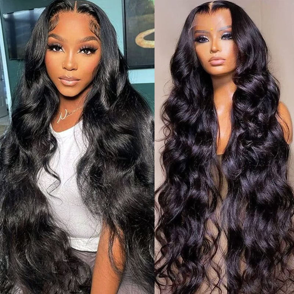 Lemoda front view showing 13x6 lace and natural hairline benefit realism