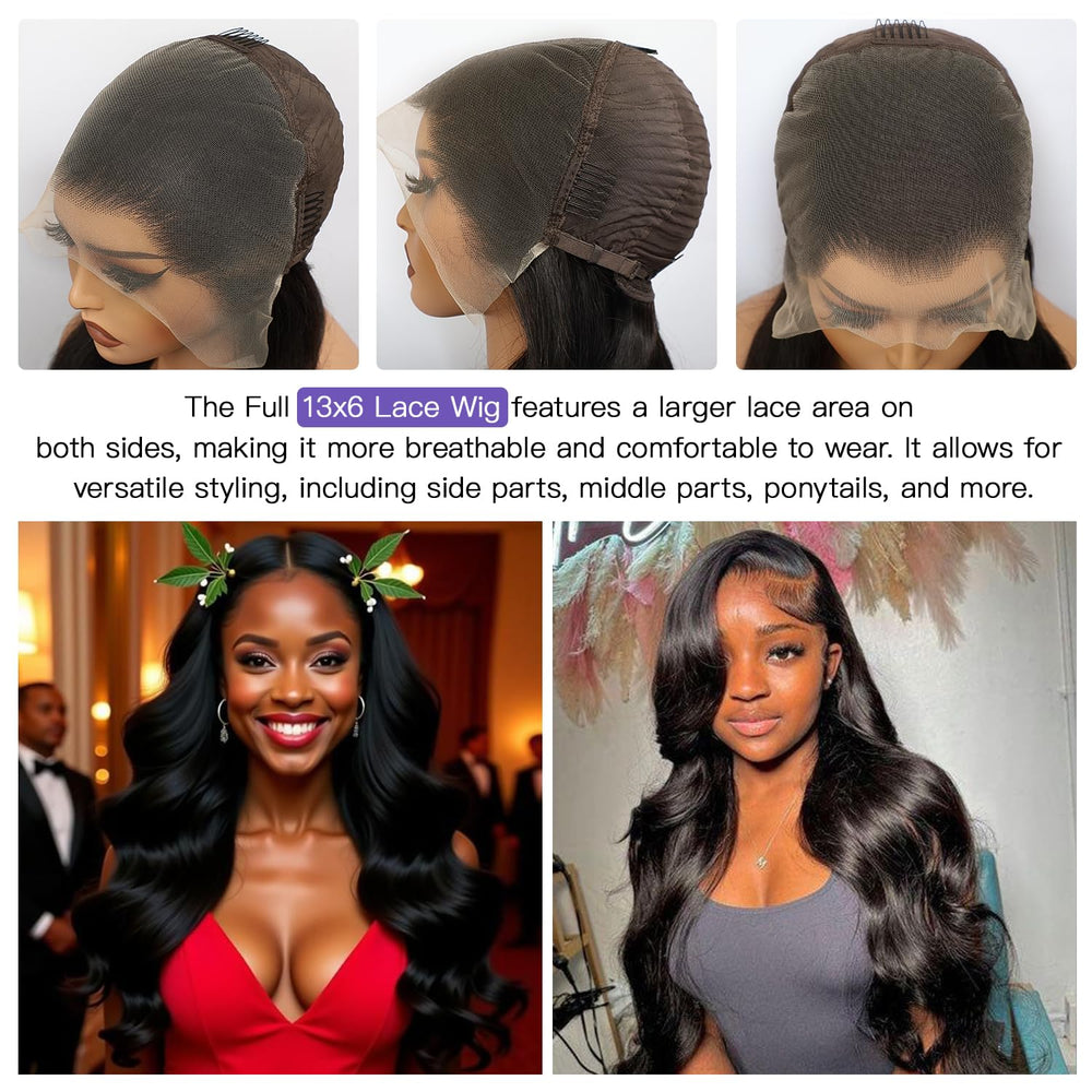 Lemoda close-up of pre-plucked hairline for realistic appearance