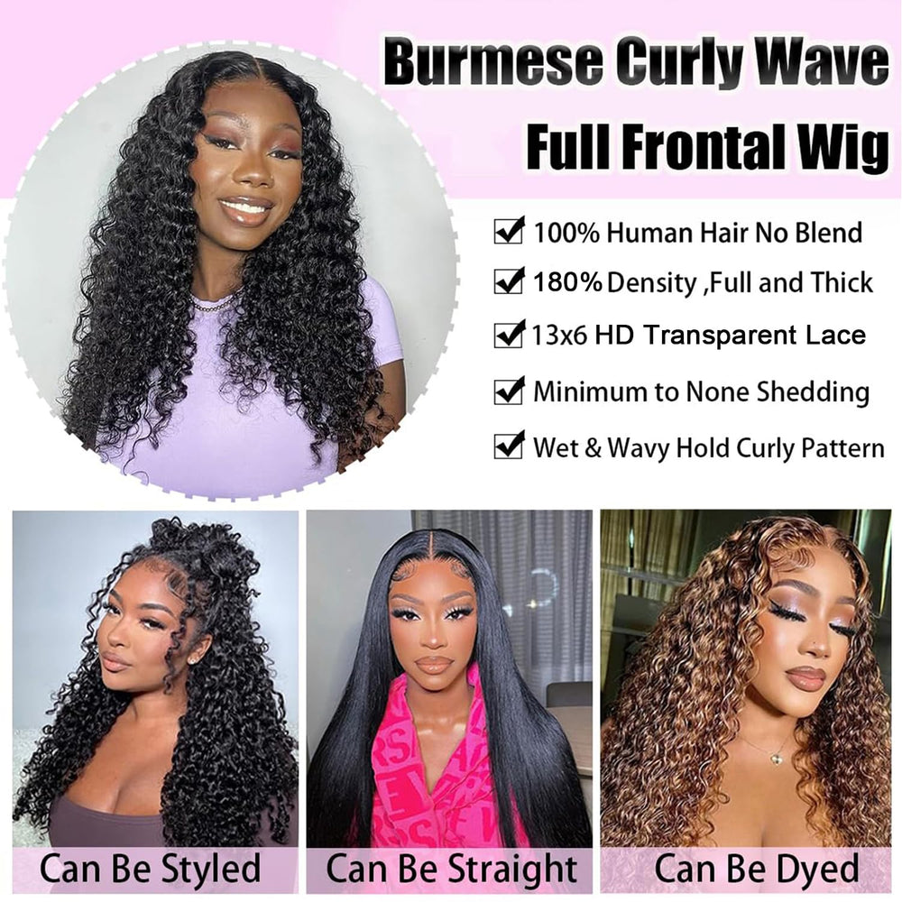 Lemoda worn in a low ponytail to show ear-to-ear frontal versatility