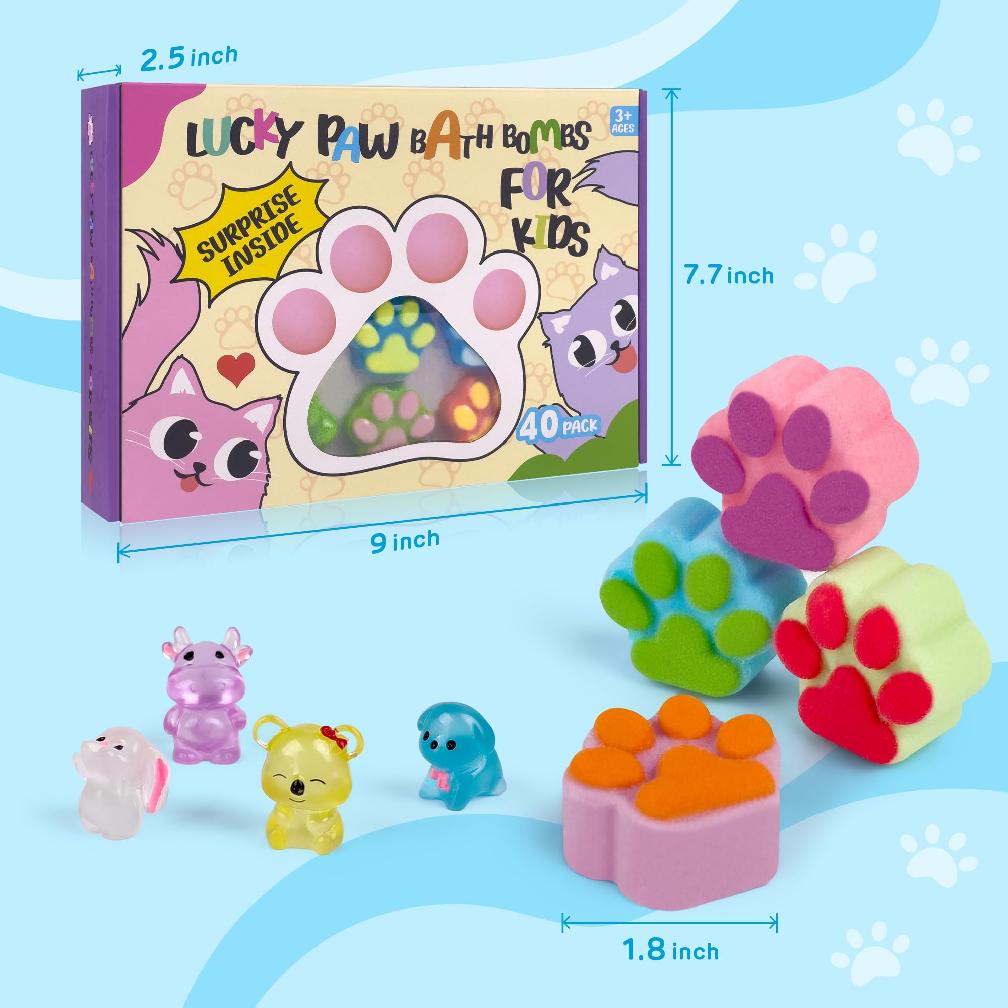 leoce bath bomb fizzing in tub showing vibrant colors and fun
