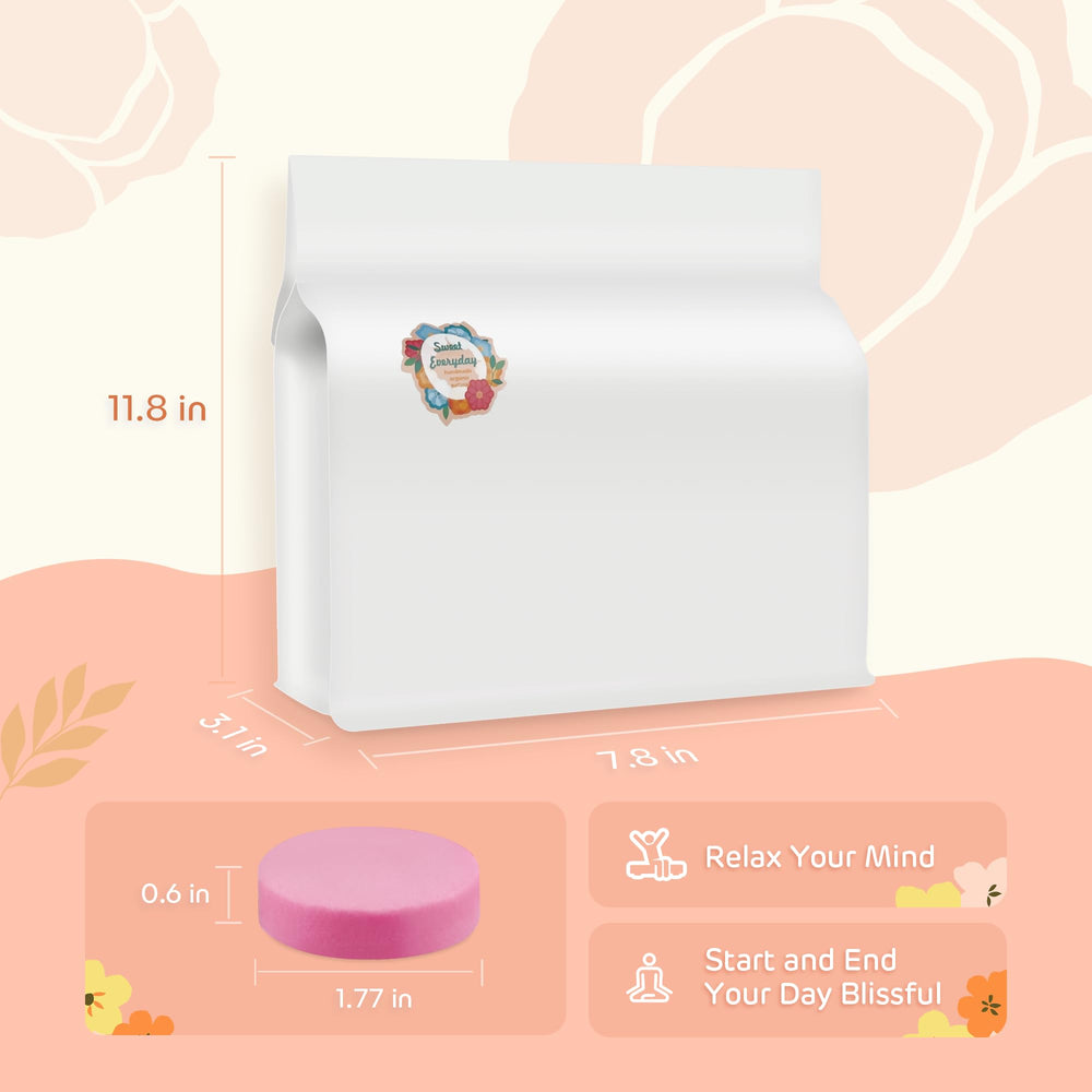 leoce tablet on shower floor releasing steam to create a spa-like shower benefit