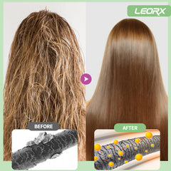 leorx shampoo lather close-up showing creamy texture and conditioning
