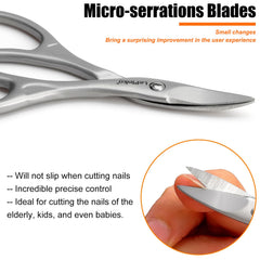 LePinko curved blade profile highlighting focused cutting power for thick nails
