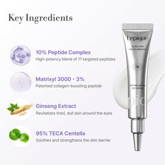Lepique cream texture closeup illustrating lightweight hydration