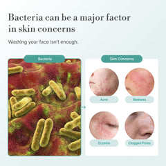 Lepique close-up of ultra-fine micro-mist demonstrating quick absorption benefit
