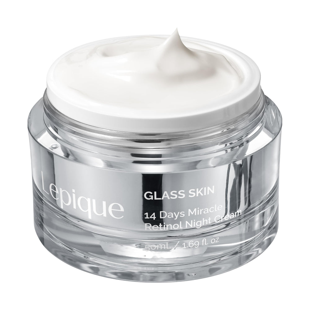 Lepique front jar showing product label and clean packaging benefit