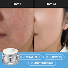 Lepique ingredient panel showing retinol and centella for soothing benefit
