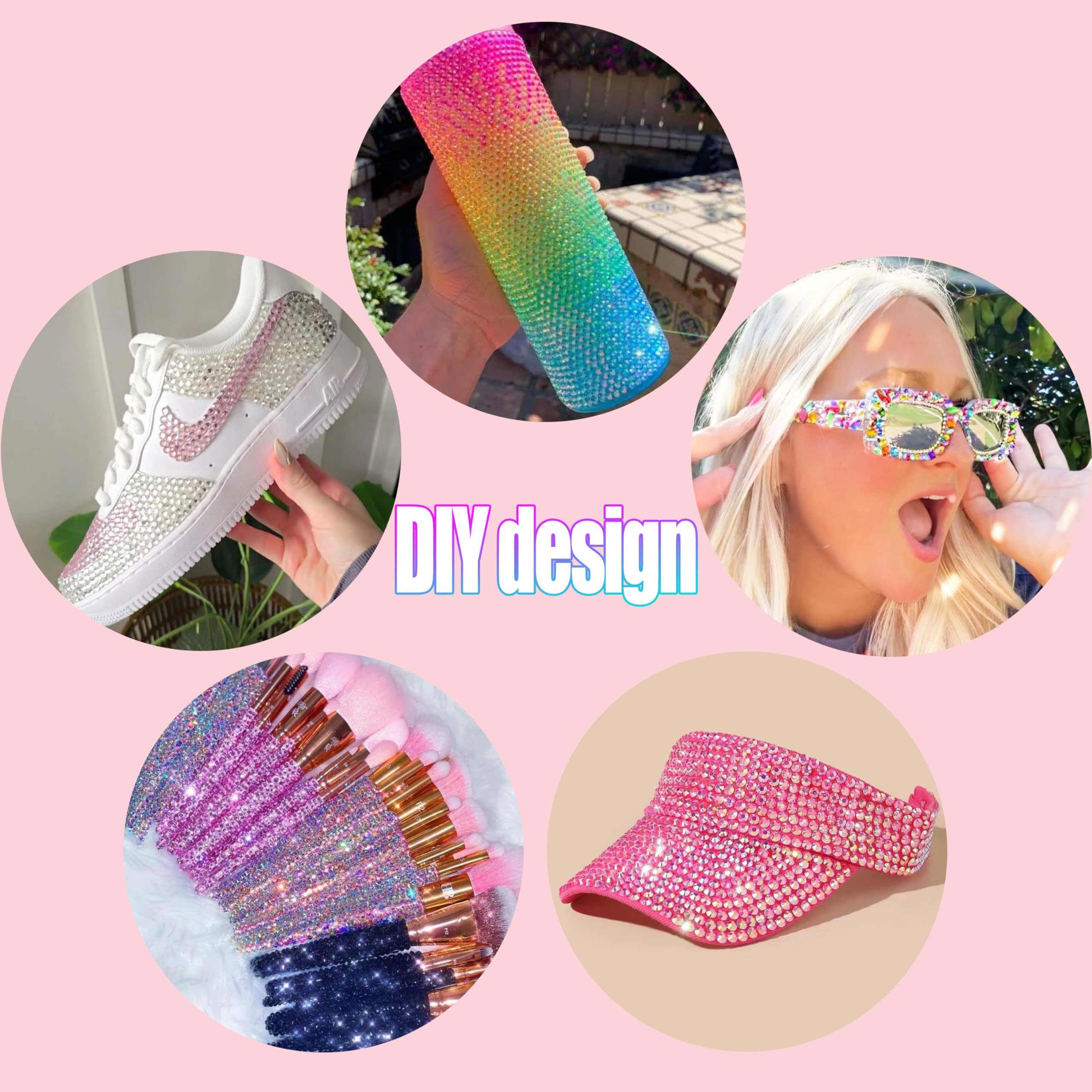 LERBOU gems applied to denim jacket showing wearable sparkle