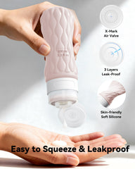 Lericttor 50ml cream jar lid detail providing secure screw-top sealing benefit