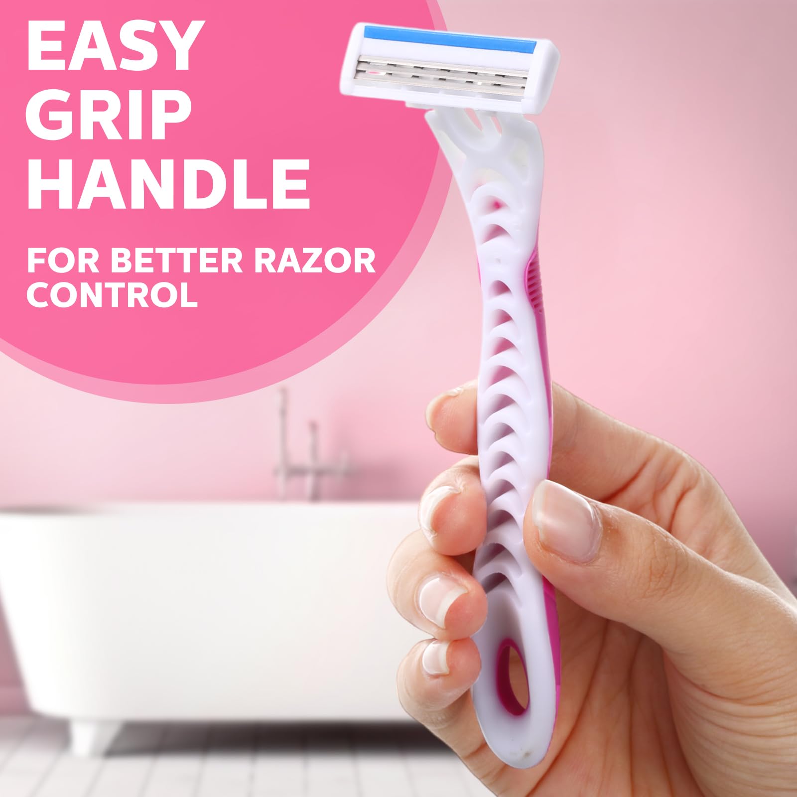 Leriton razor with protective cap to prevent accidental cuts