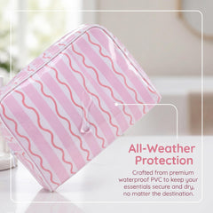 Lestikave interior printed fabric visible for organized, easy cleaning