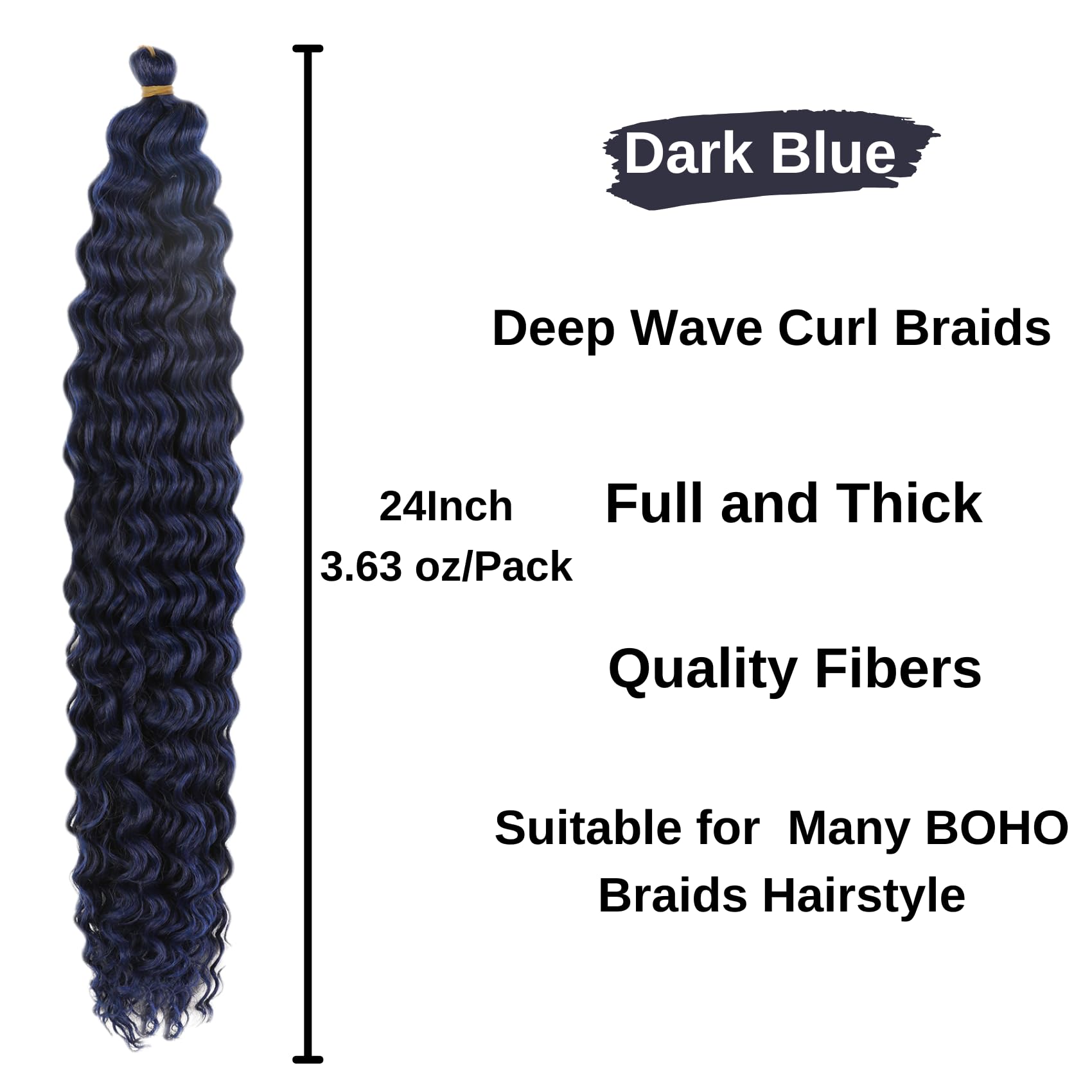 Detail of Leticia curly deep wave pack highlighting springy movement