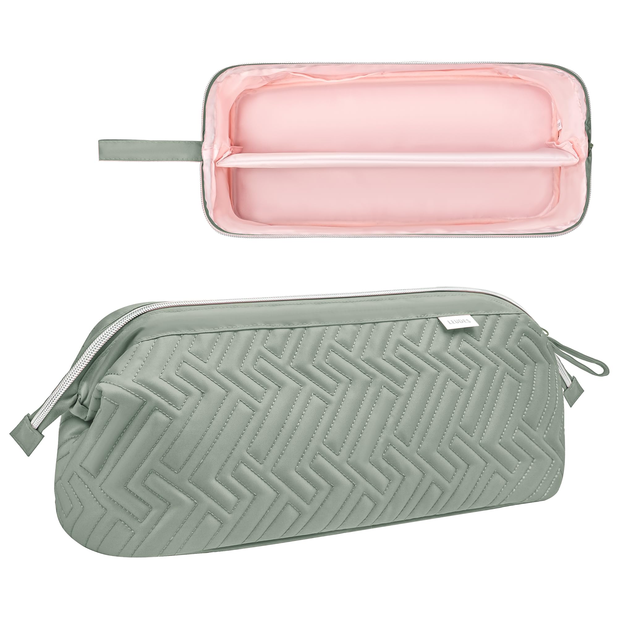 Leudes packed in a suitcase illustrating organized travel convenience