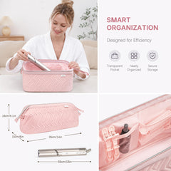 Leudes open interior with organized attachments for easy selection