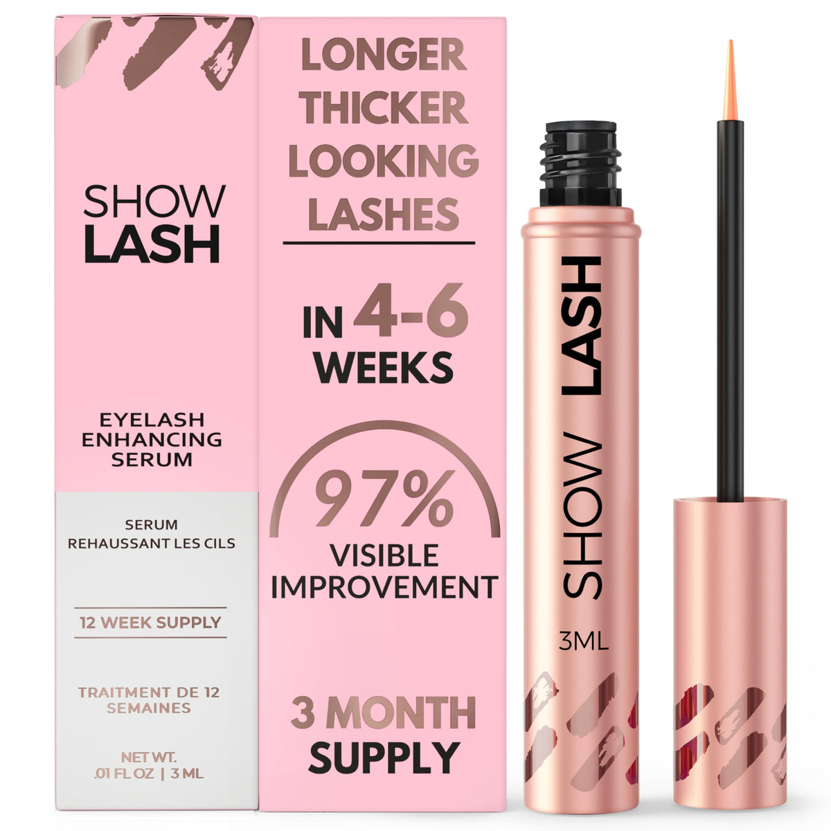 LeVaye' front packaging showing bottle and cruelty-free badge benefits