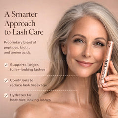 LeVaye' in-use on upper lashline showing cleaner, defined lashes