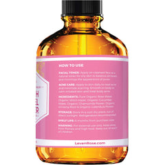 Leven Rose amber bottle close-up protecting botanical potency