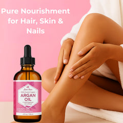 Leven Rose amber glass close-up protecting oil freshness and quality