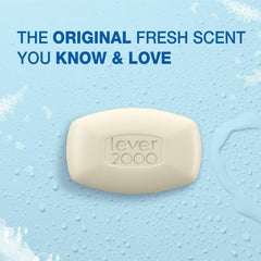 Lever 2000 bar producing lather close-up demonstrating effective cleansing