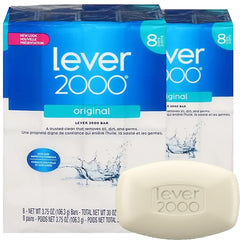 Lever 2000 front packaging showing multi-bar bundle and clear branding benefit