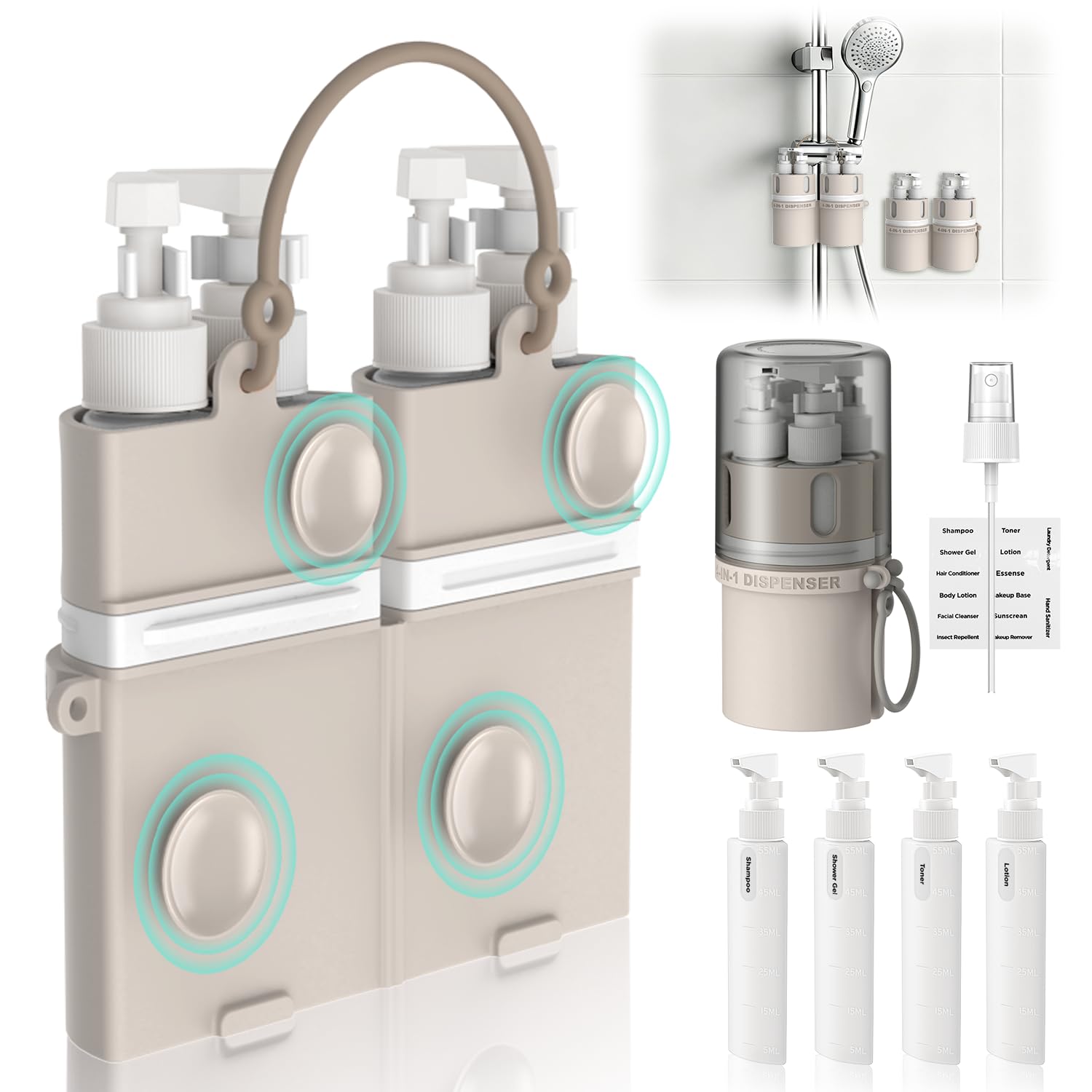 LEVOGO front view of packaged four-bottle kit for neat packing