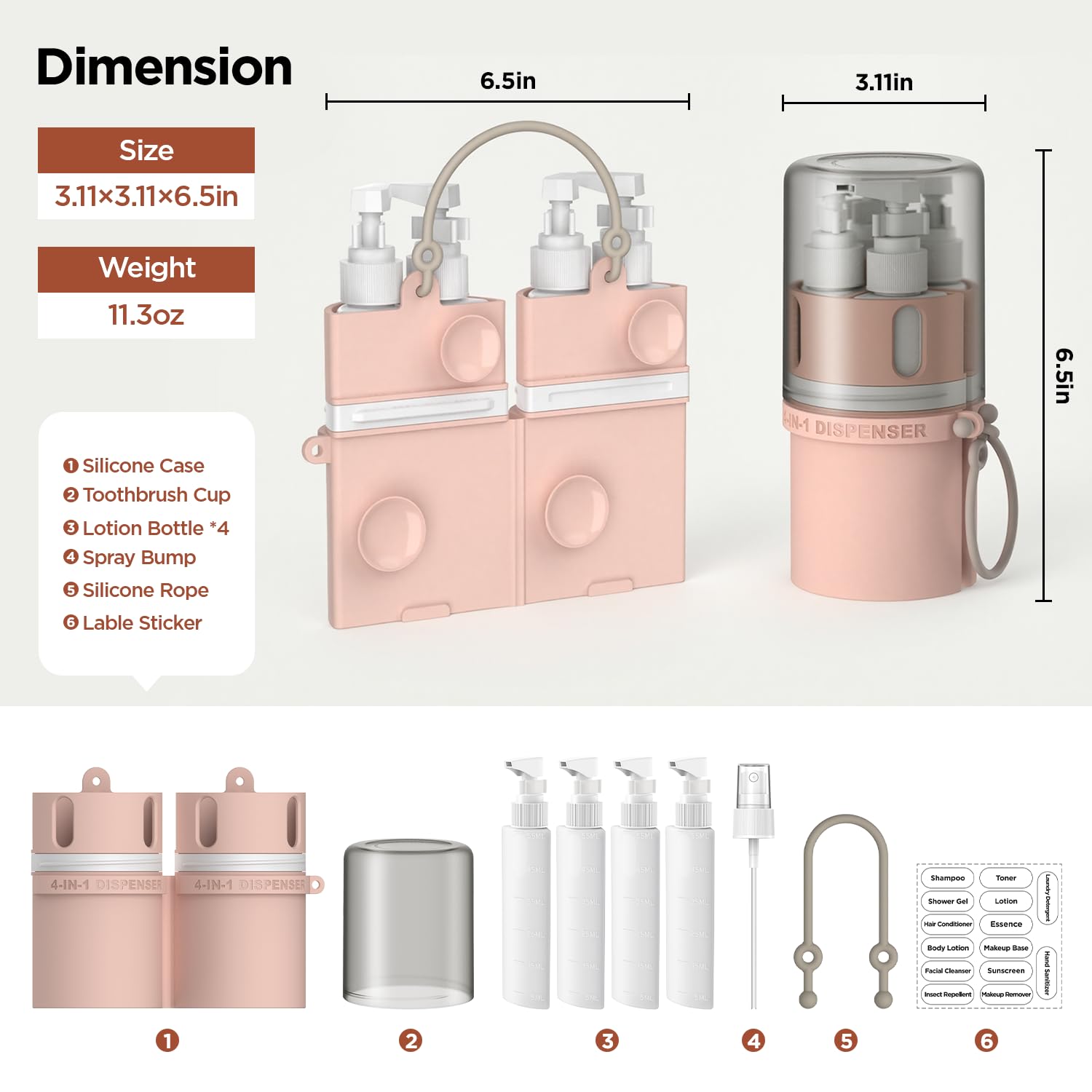 LEVOGO toiletry set packed in suitcase for organized travel and space-saving benefit