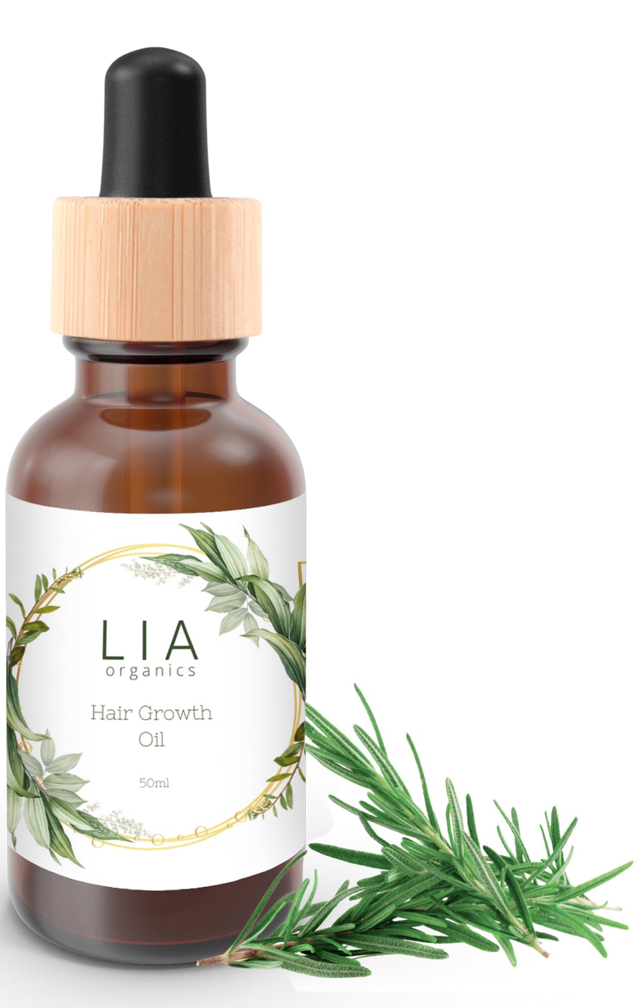 Lia Organics front bottle showing product and branding for clear identification and trust