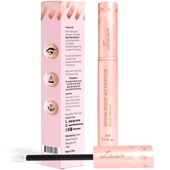 Liaison precision brush applicator for accurate brow targeting benefit