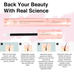 Liaison serum texture close-up highlighting lightweight absorption benefit