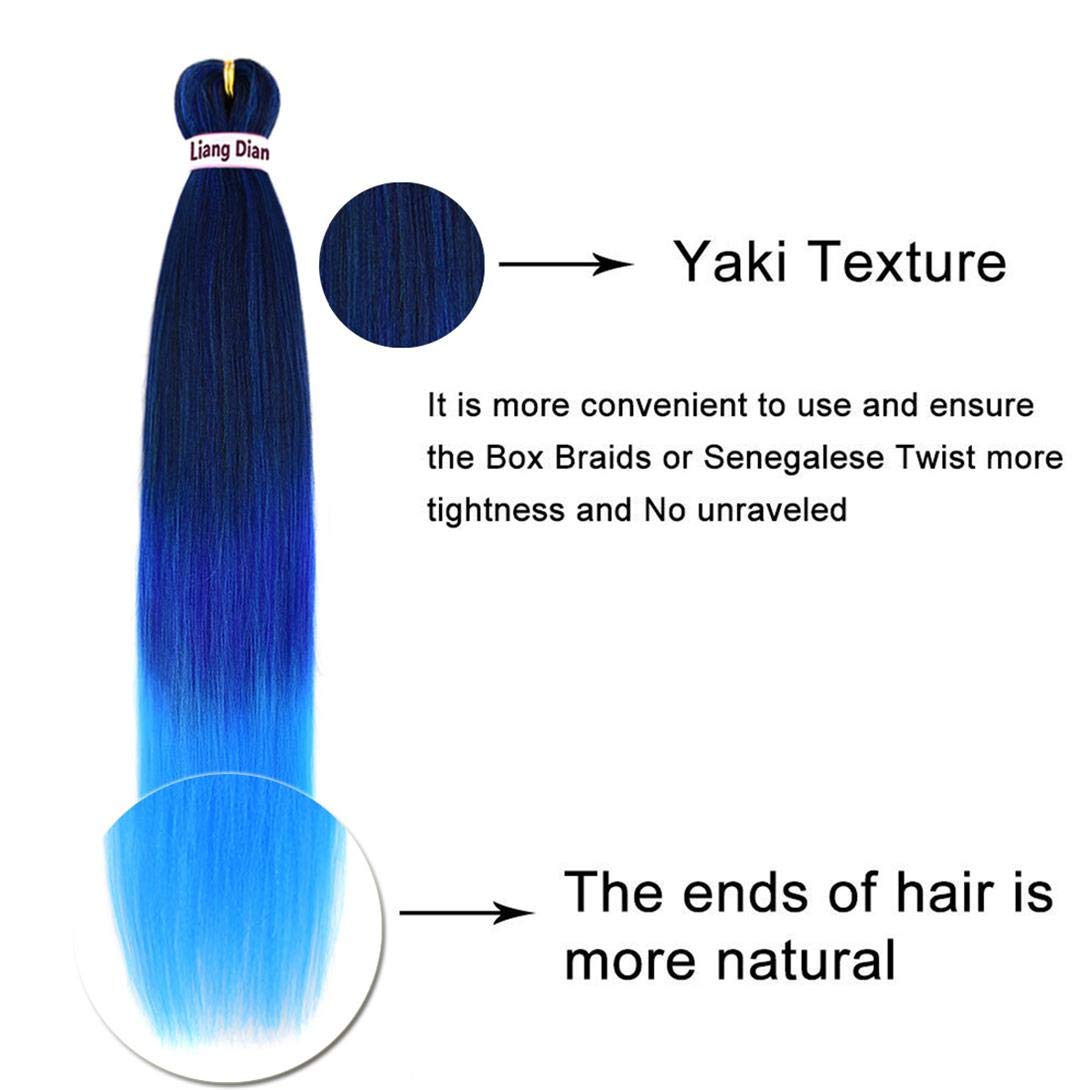 Liang Dian braided hairstyle in use illustrating neat box braids and lightweight feel