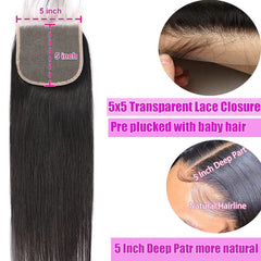 Liangya Hair detailed straight strand texture highlighting soft, tangle-free finish