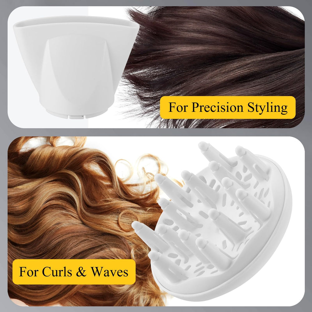 Licoseam diffuser attached to enhance curls and reduce frizz