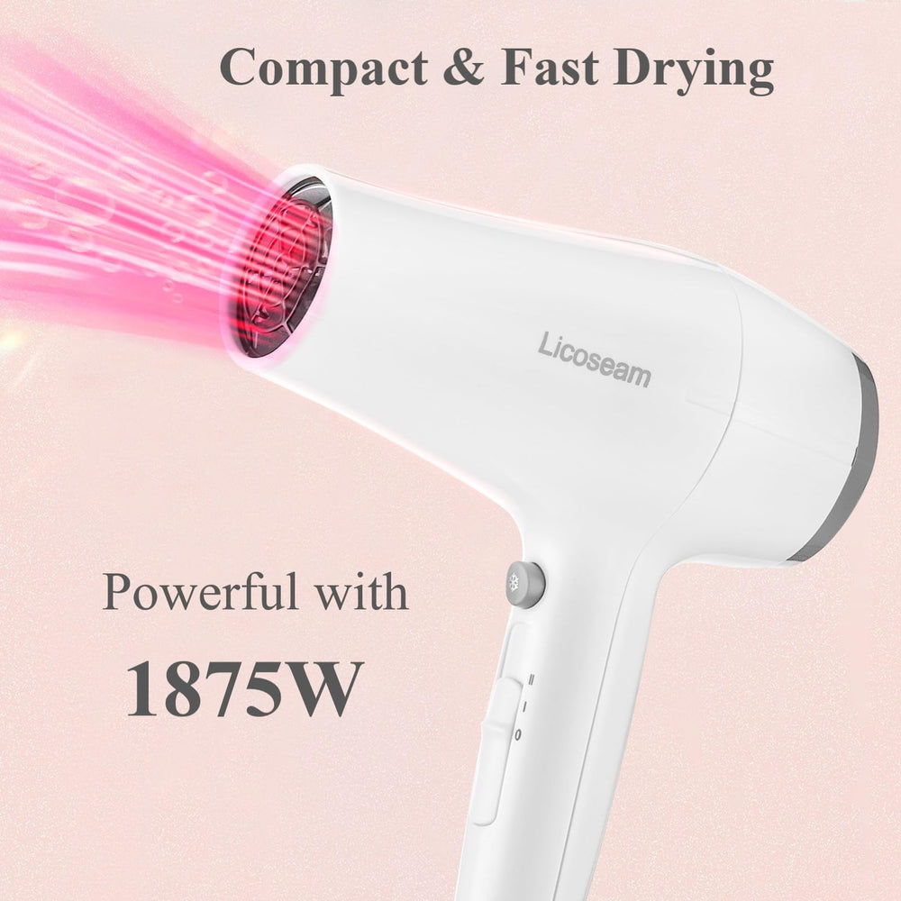 Licoseam dryer on scale demonstrating 0.9 lb portable weight advantage