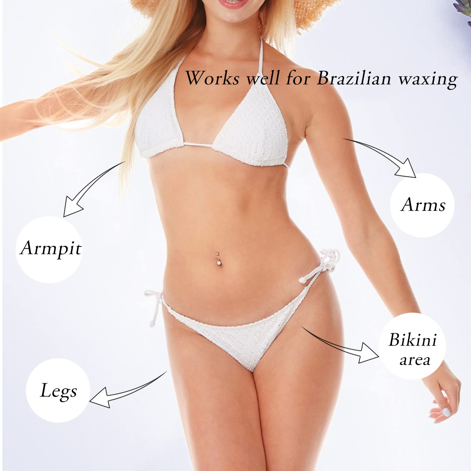 liddy Dance cartridges next to waxing strips to demonstrate refill supply