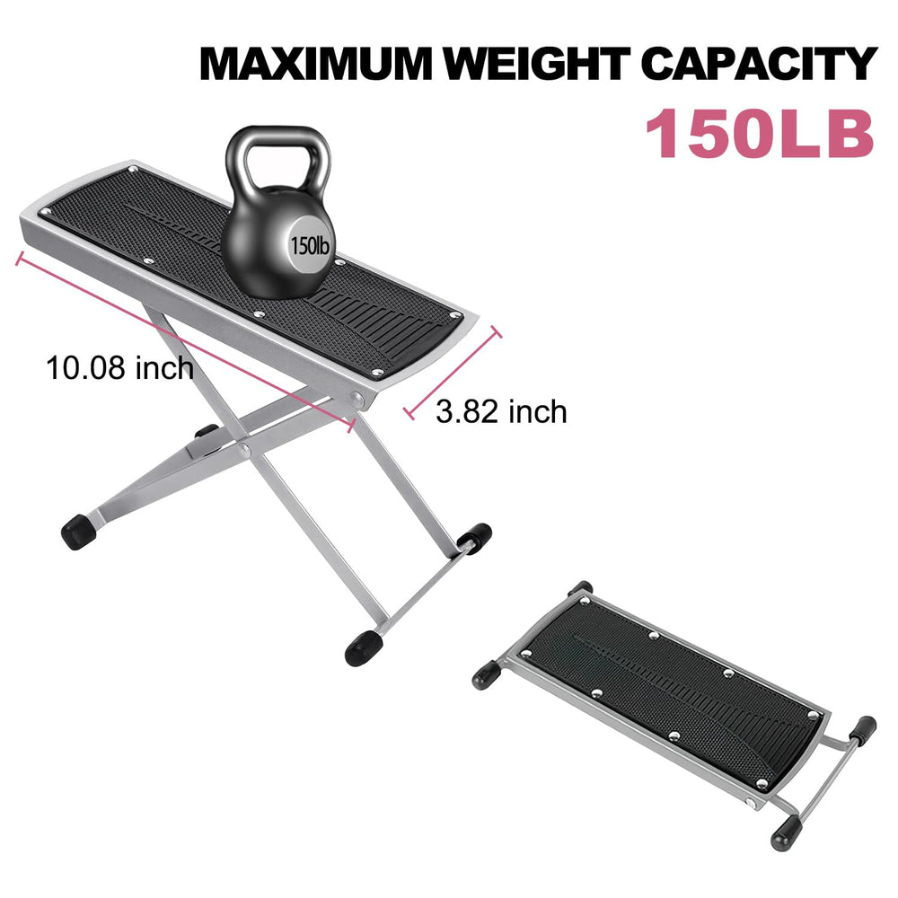 LiDiVi foot rest in salon use demonstrating ergonomic positioning benefit