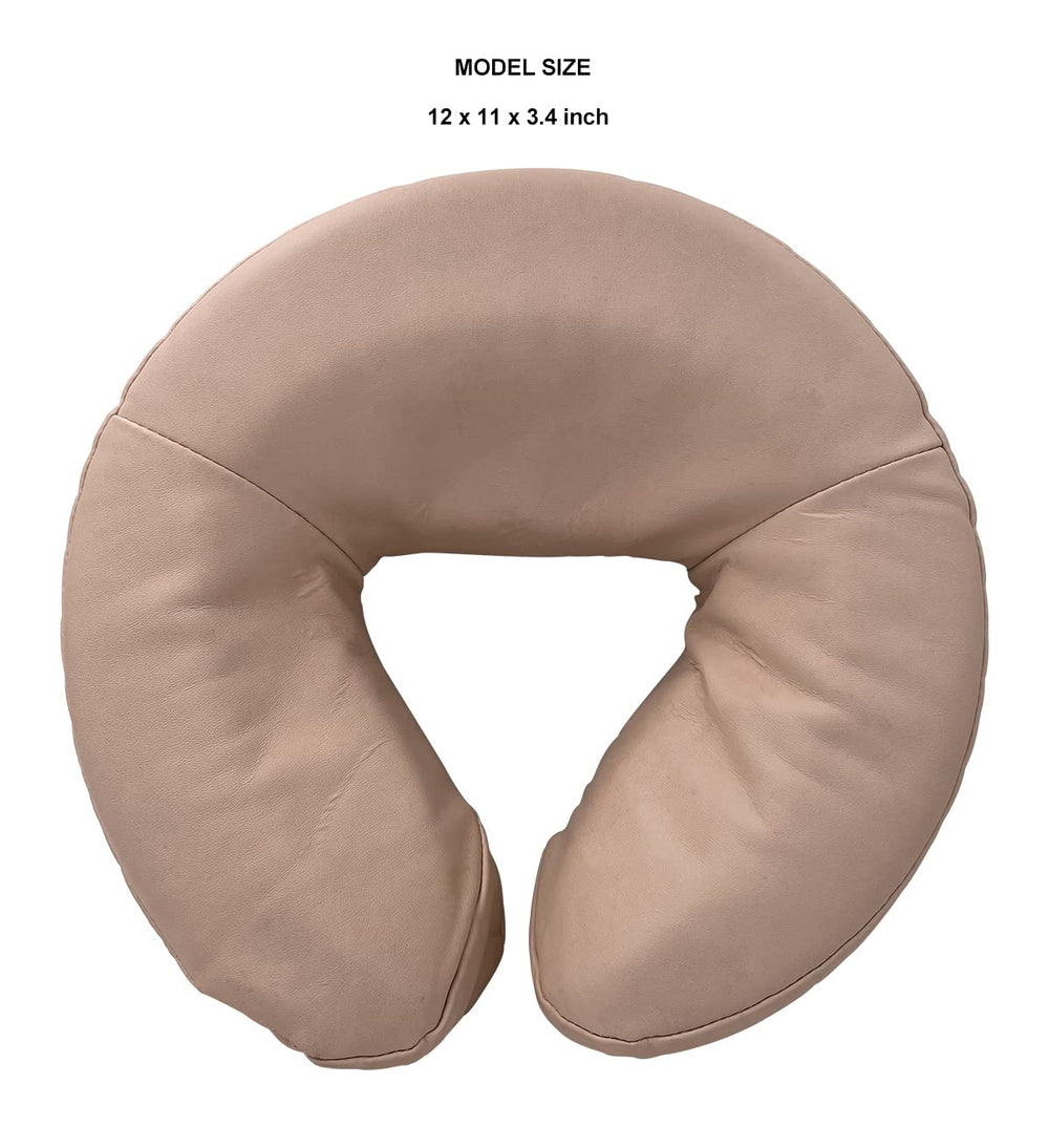 LIFESOFT cover fitted on a massage headrest demonstrating secure fit