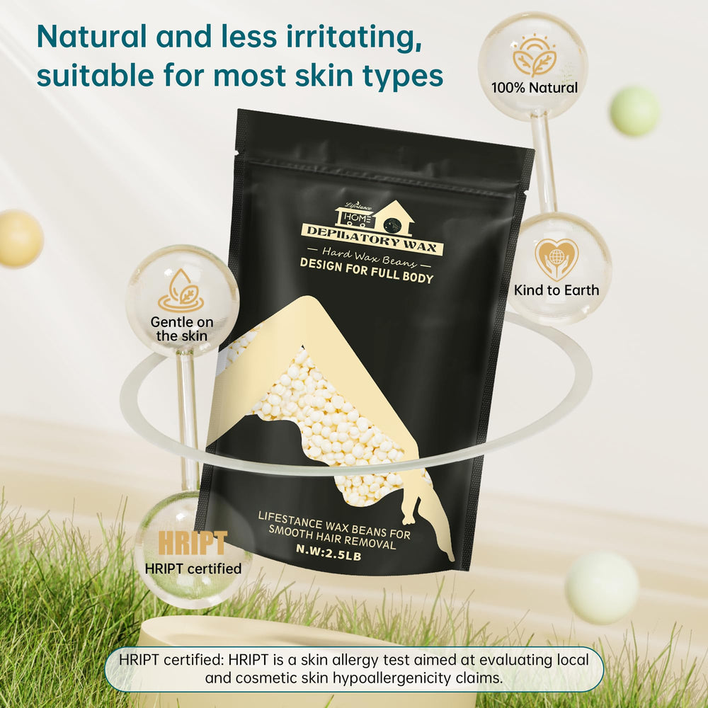 Lifestance applying wax to underarm for precise, gentle hair removal