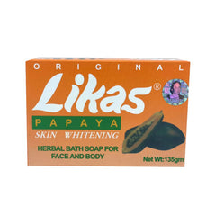 Likas soap lather on hands demonstrating rich foam and easy rinsing benefit