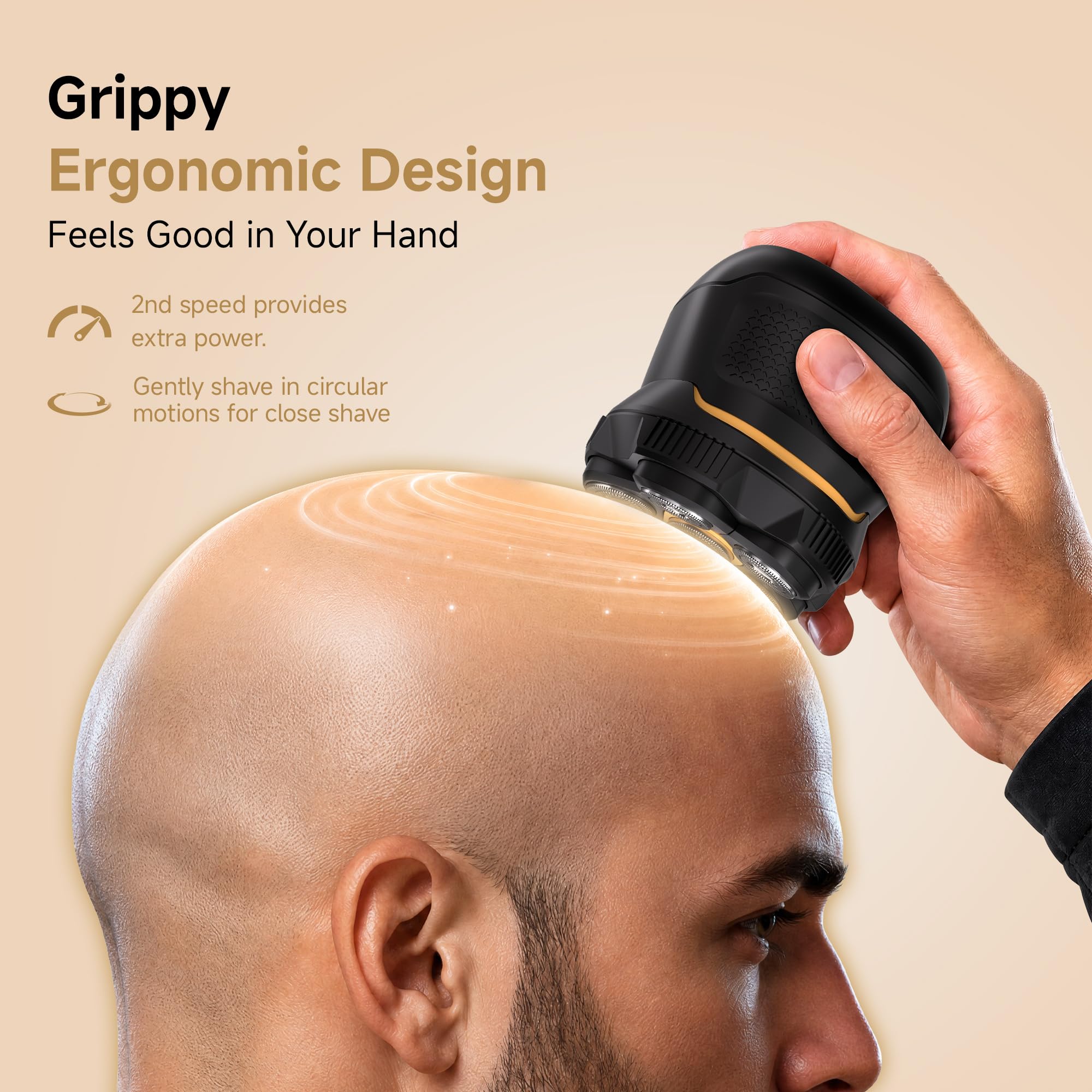 likefun shaving head popped off for rinsing showing easy cleaning benefit