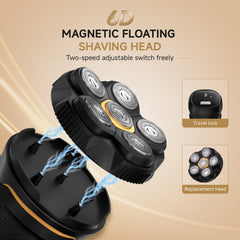 likefun shaver in hand for scale showing portable travel-friendly benefit