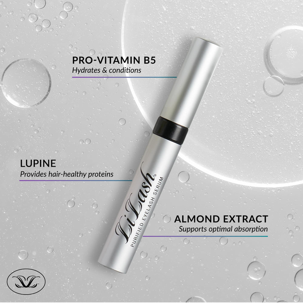 LiLash application step-by-step on upper lash line for easy use